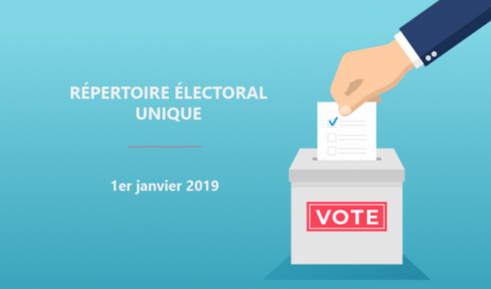 répertoire électoral unique
