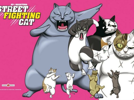 Des chats qui se battent en version dessins animés