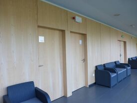 Le couloir de la salle Le couloir de la salle